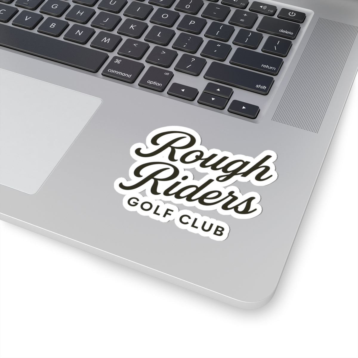 Rough Riders Golf Club Signature Script Sticker