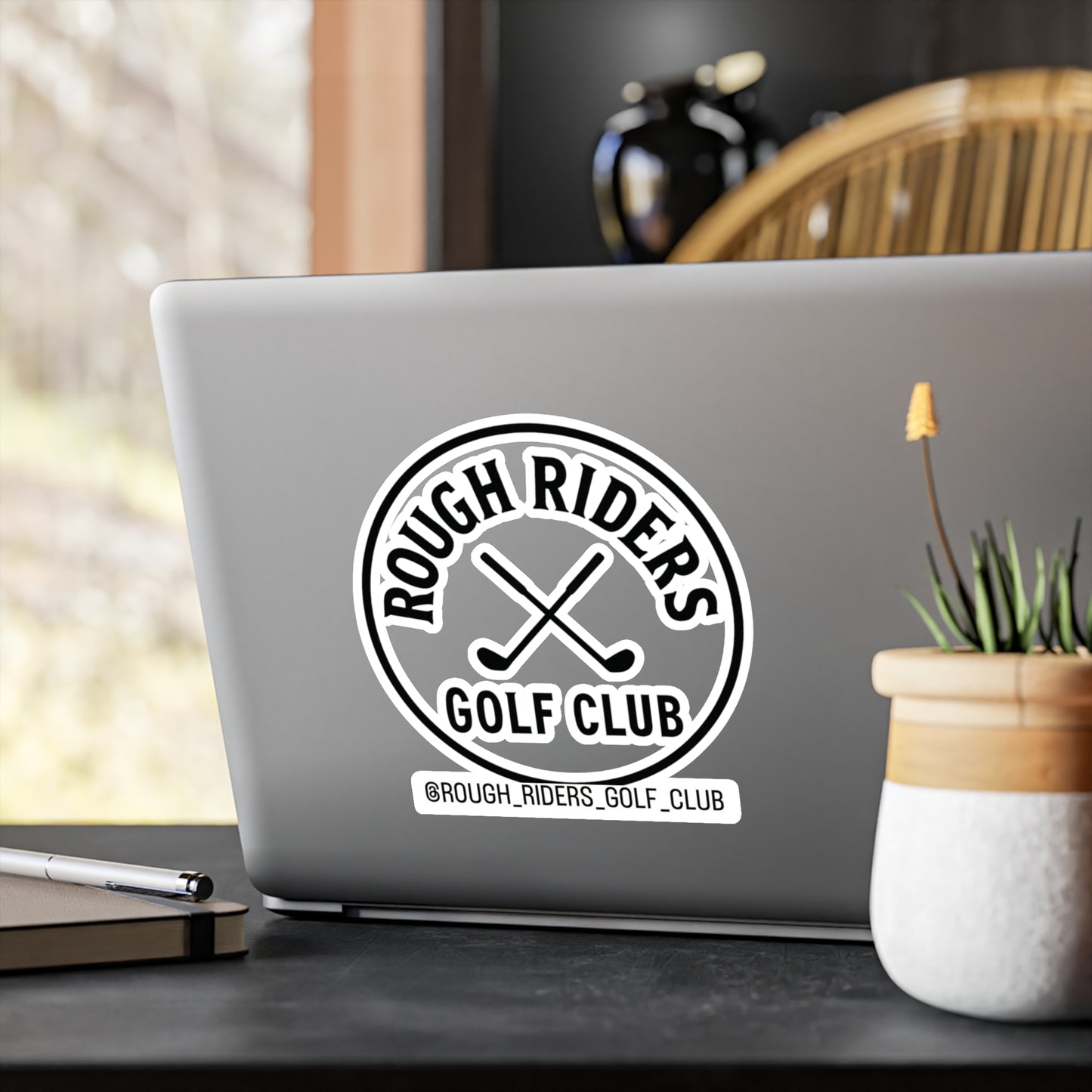 Rough Riders Golf Club Classic Crest Sticker