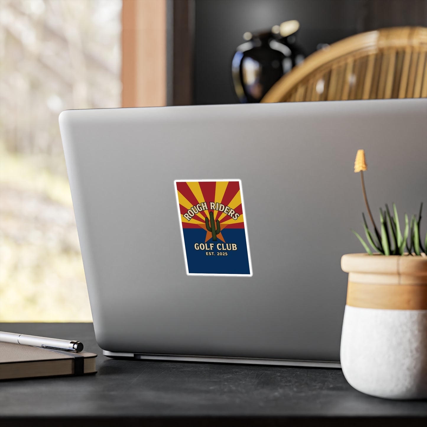 Rough Riders Golf Club Arizona Flag Sticker