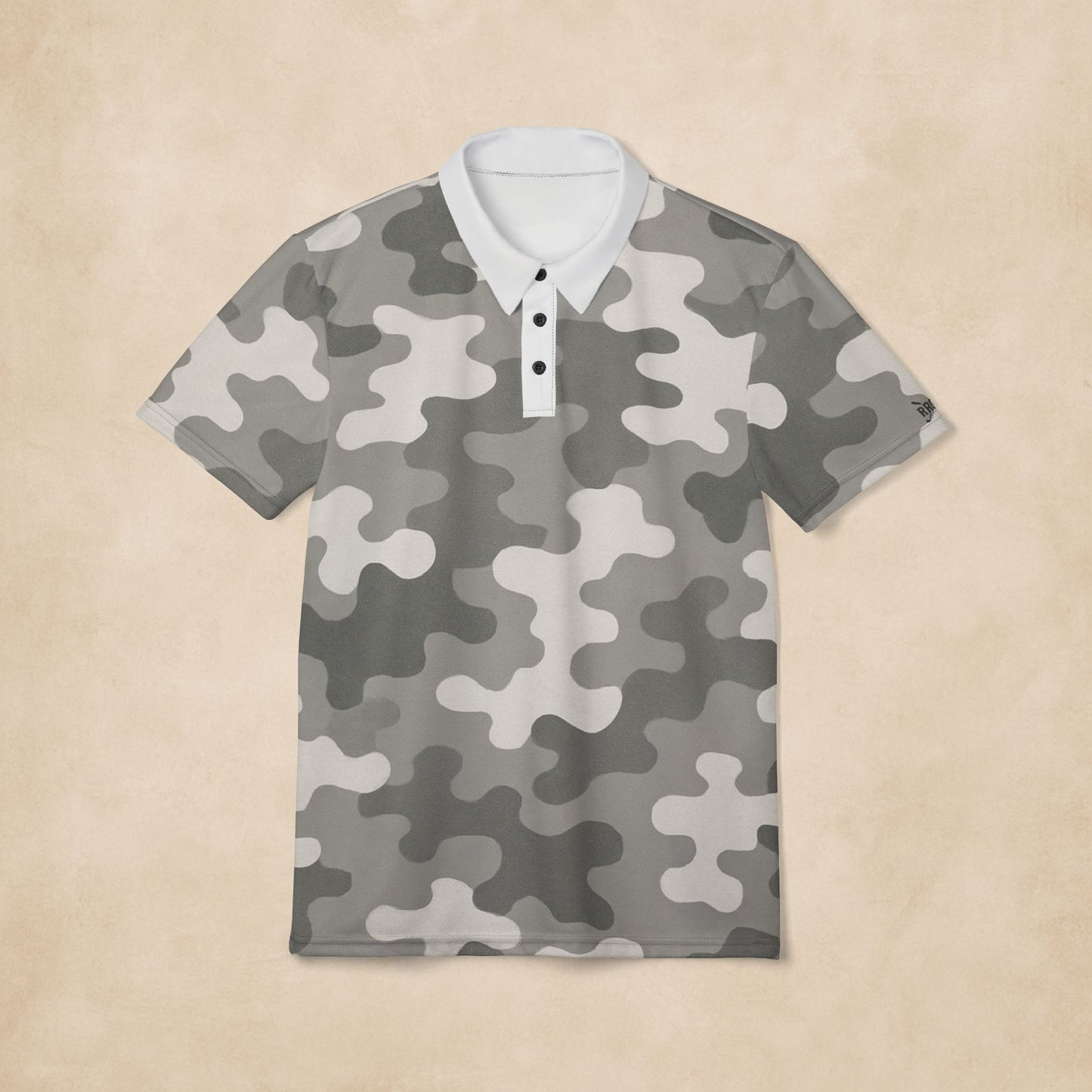 RRGC White & Gray Camo Polo
