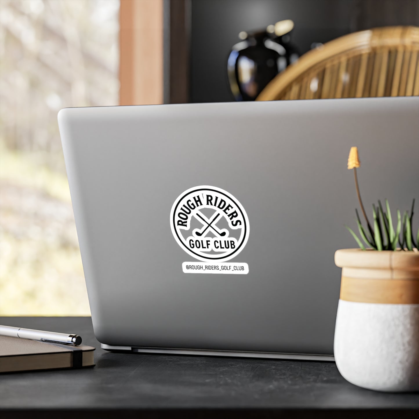 Rough Riders Golf Club Classic Crest Sticker