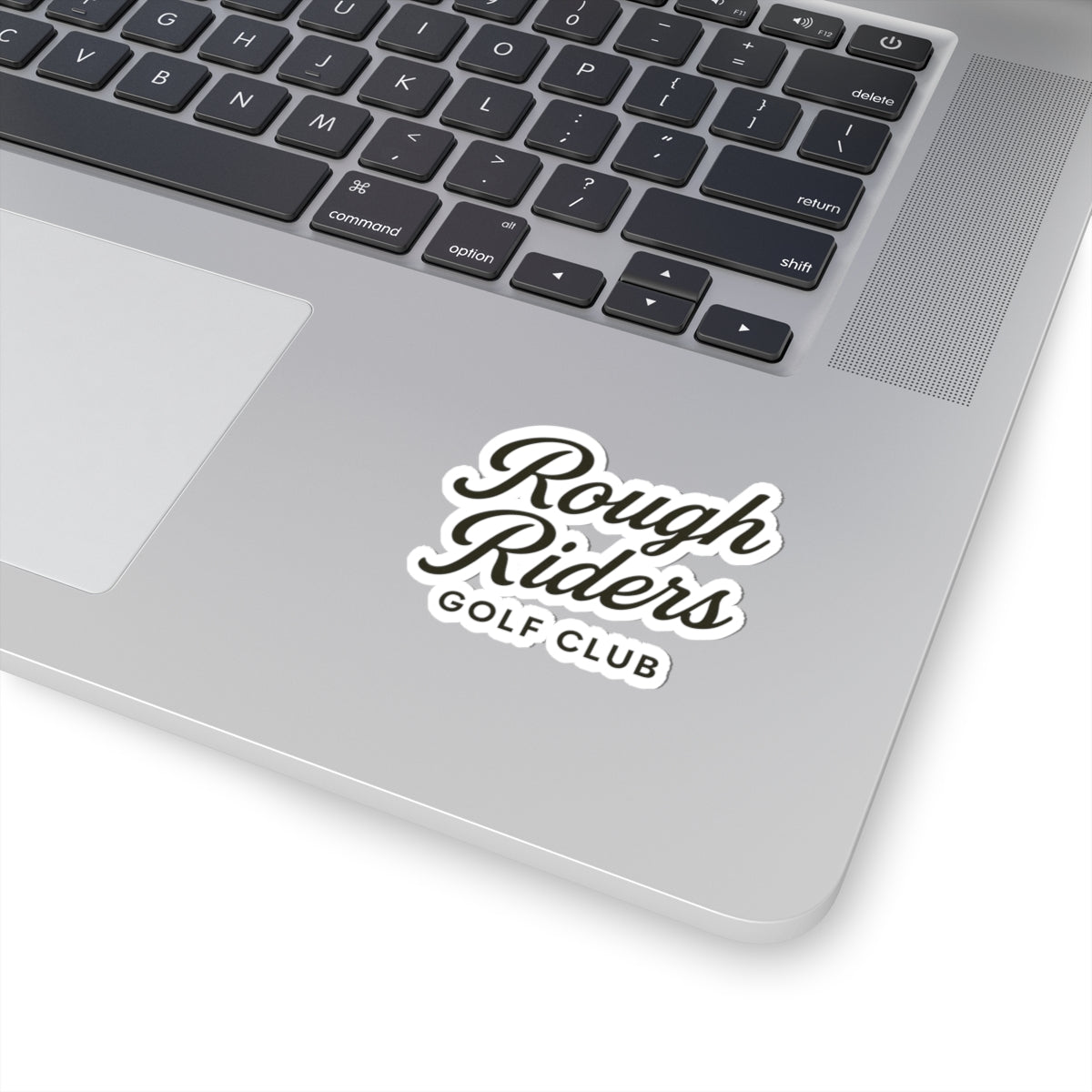 Rough Riders Golf Club Signature Script Sticker