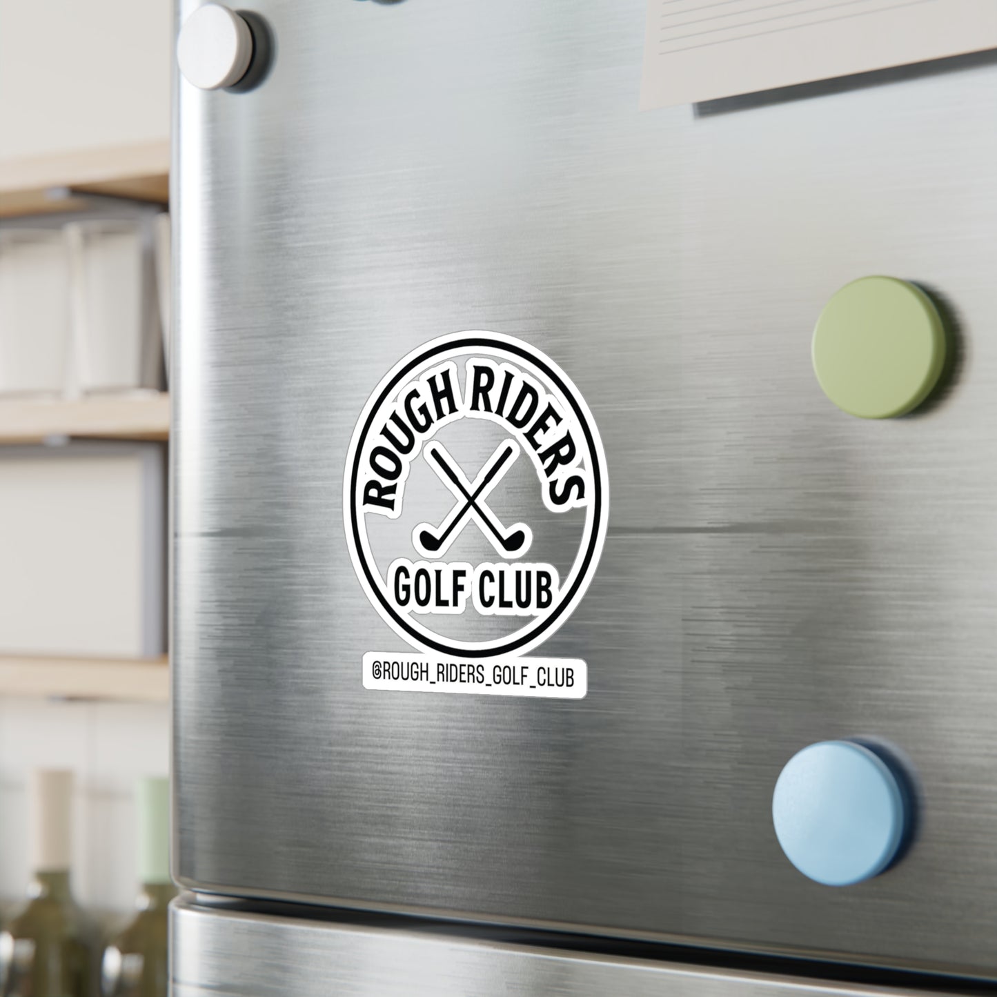 Rough Riders Golf Club Classic Crest Sticker