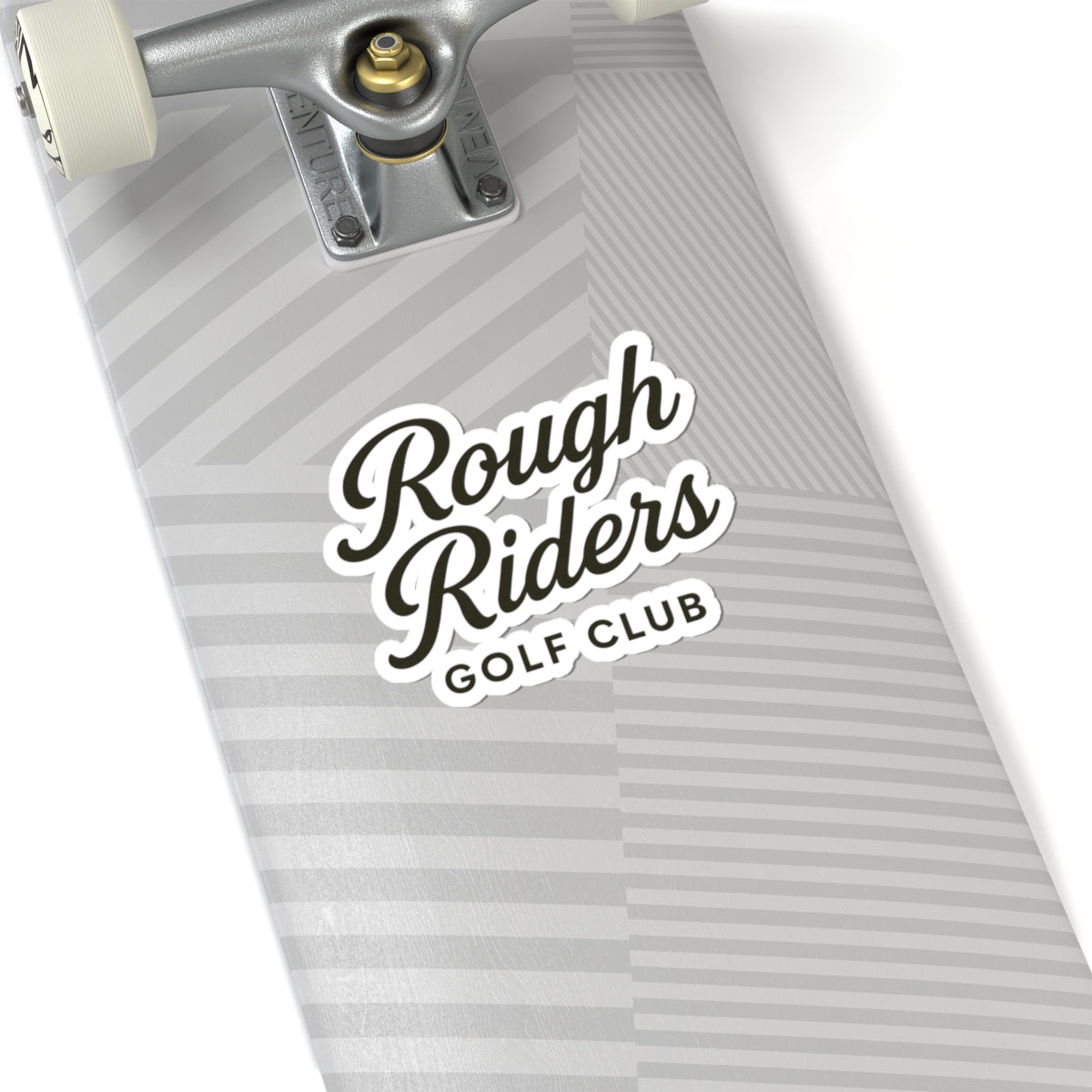 Rough Riders Golf Club Signature Script Sticker