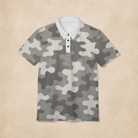 RRGC White & Gray Camo Polo