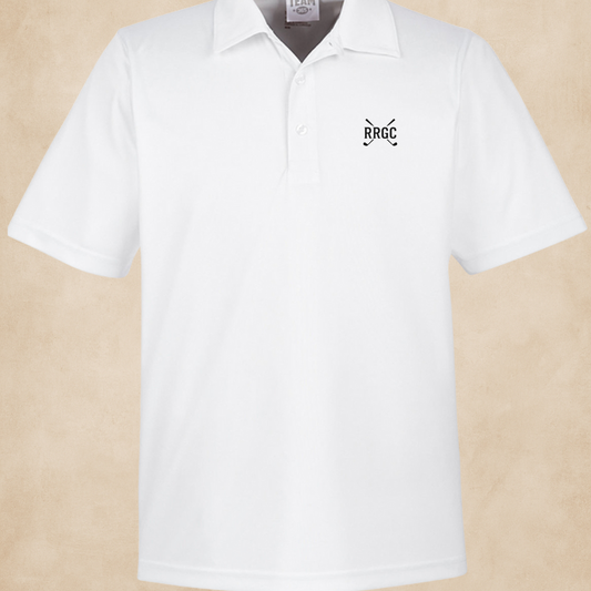 White RRGC classic polo